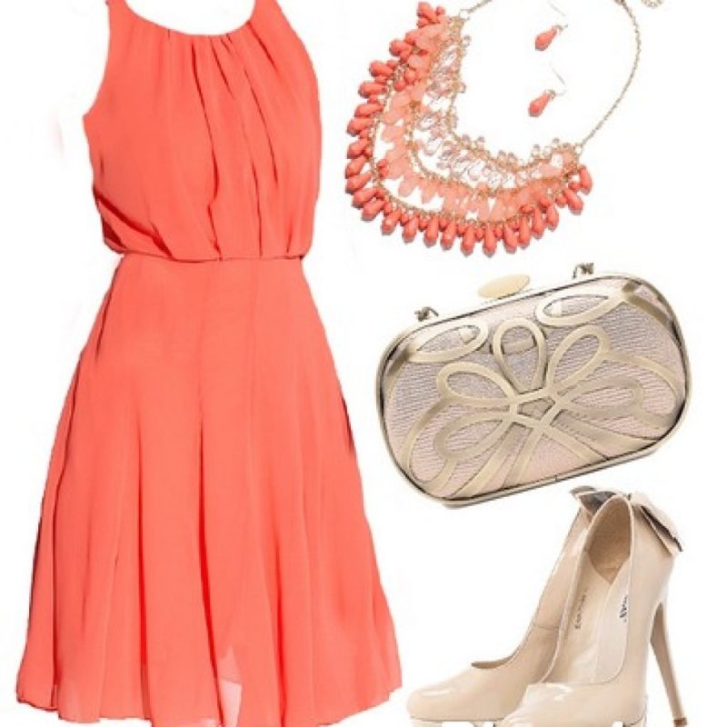 Платье d m by 1001dress бежевое с поясом