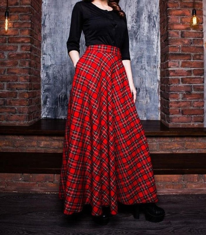 Юбка килт Burberry шерсть