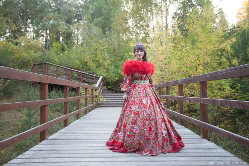 Платья для фотосессий в стиле русском