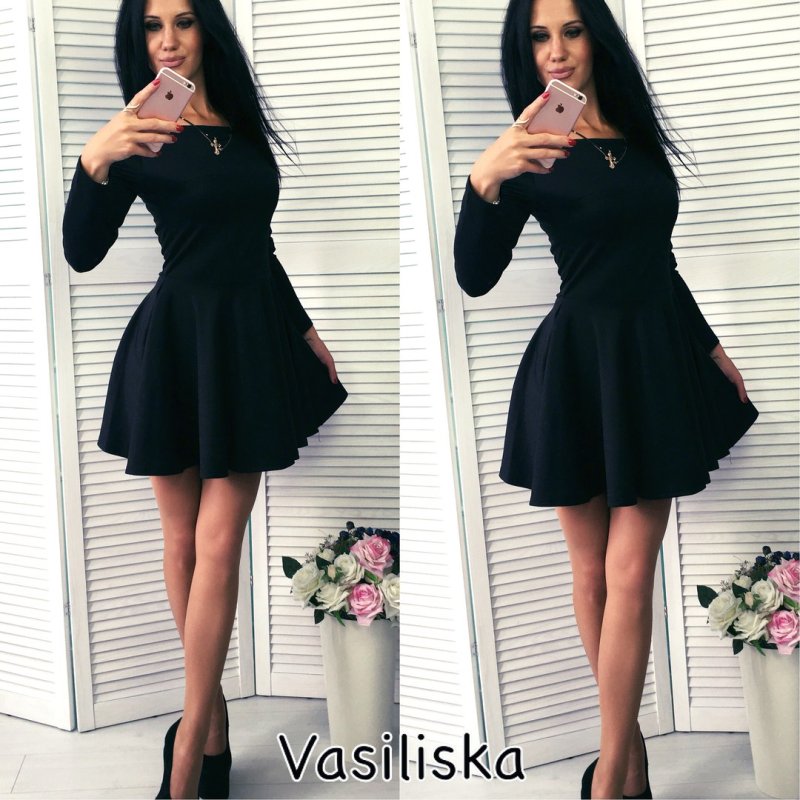 Платье с пышной юбкой