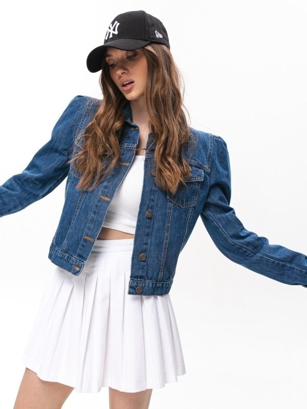 Черная джинсовая куртка в стиле Oversize missguided petite