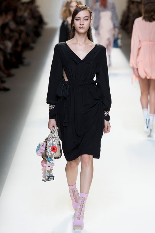 Платье Фенди белое Fendi