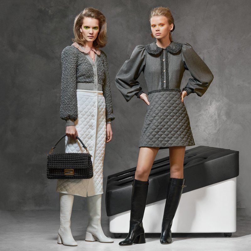 Платье Fendi с бантами