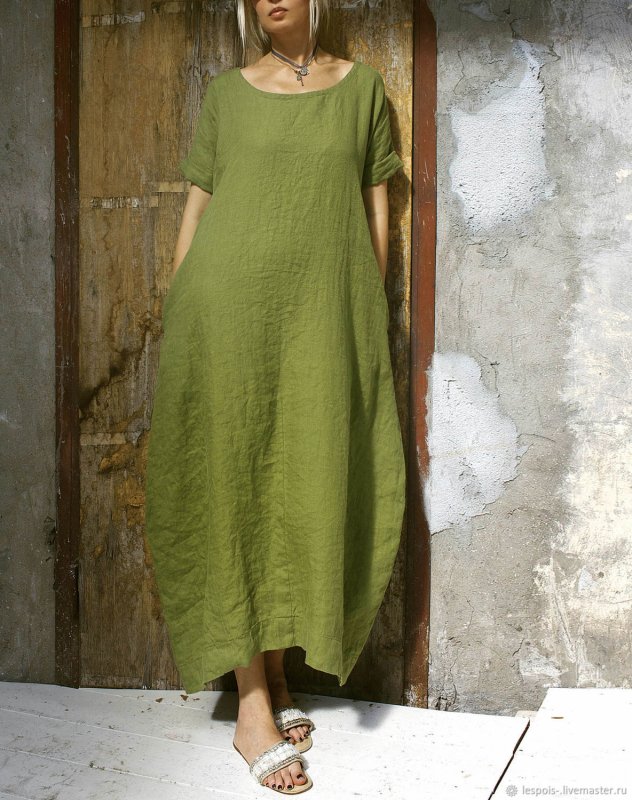 Платье лен "Elena collection"