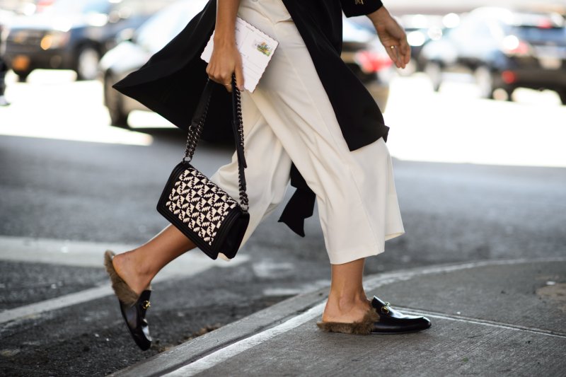 Лоферы Prada Street Style