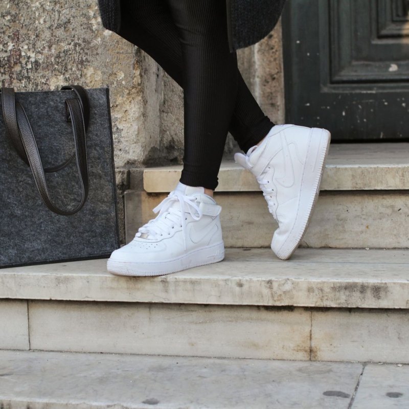 Nike Air Force 1 с носками