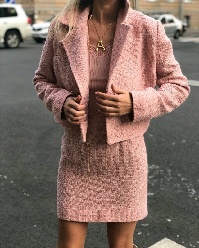 Victoria Bonya твидовый жакет
