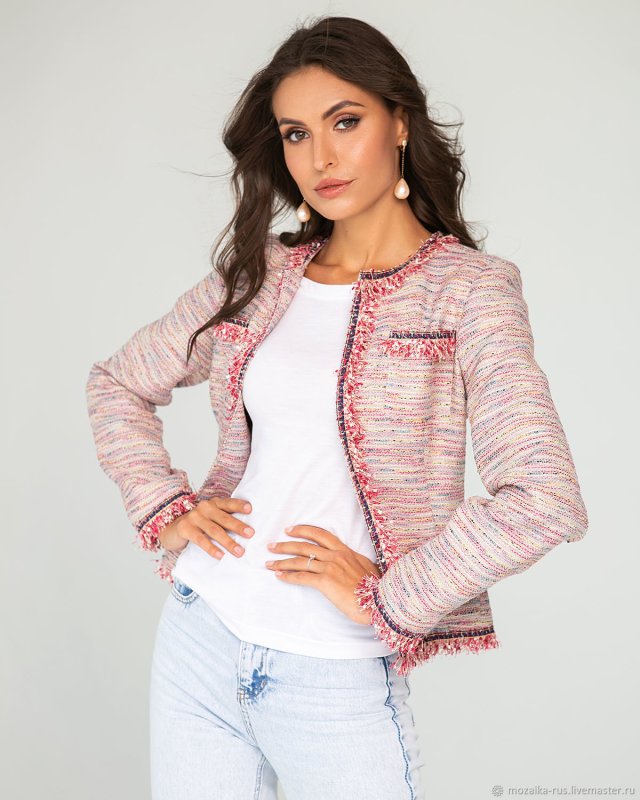 Твидовый жакет Sisley