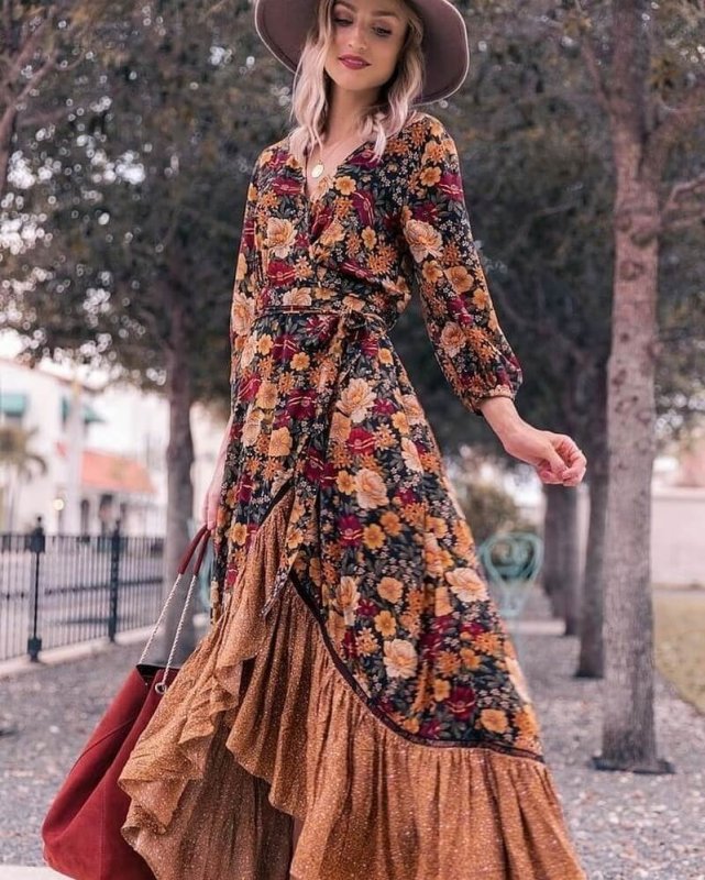 Qianzhidu платье лен