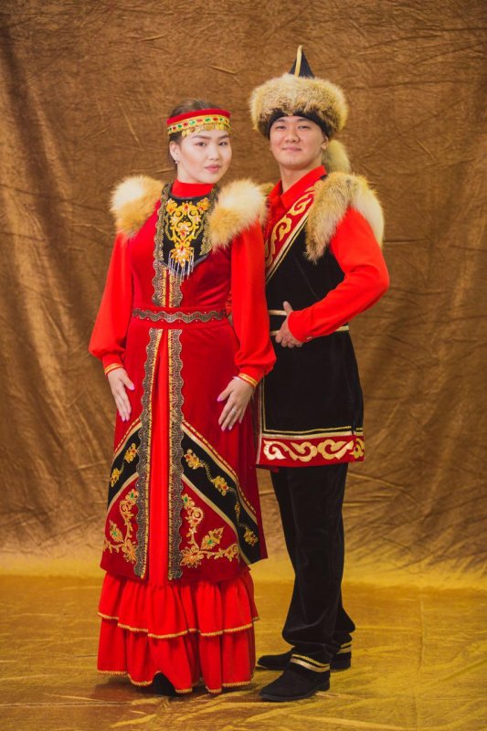 Башкирский национальный костюм женский фартук