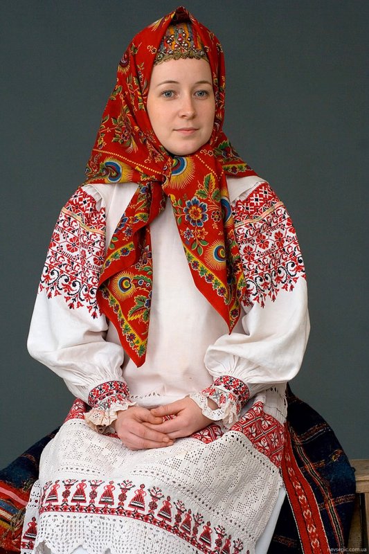Русский народный костюм шаблон
