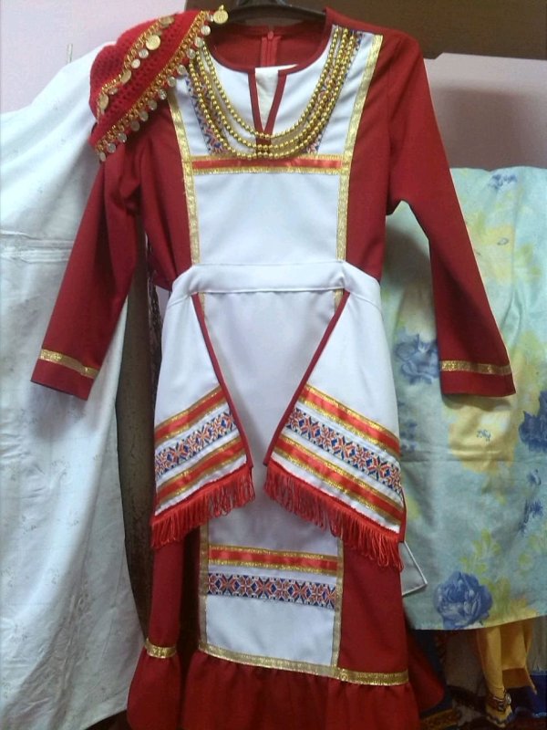 Современное национальное Чувашское платье