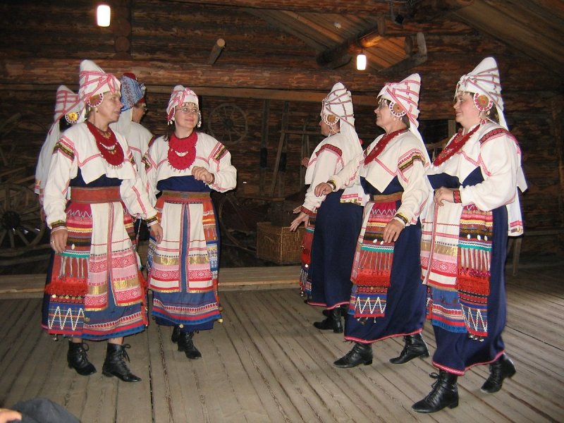 Вепсы национальный костюм