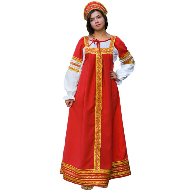 Костюм "Царевна" (платье, кокошник) размер 110-56