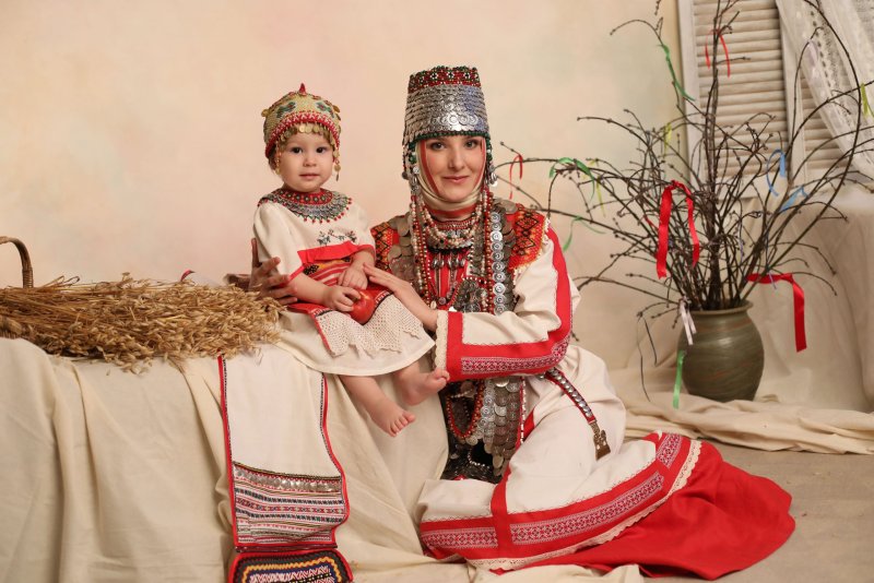 Сахман Чувашская одежда
