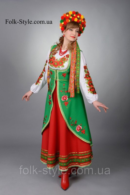Украинский народный костюм женский