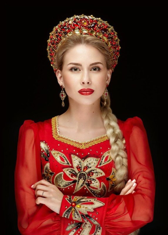 Стиль русской красавица