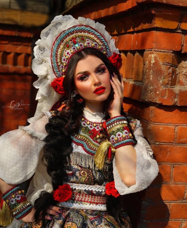 "Русская красавица в кокошнике", Боровиковский