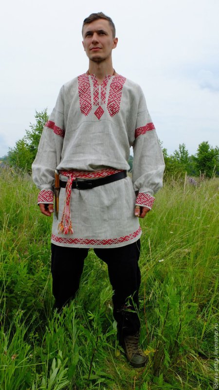 Рубаха в древней Руси