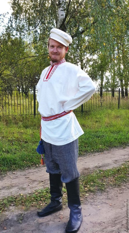 Русская рубашка мужская