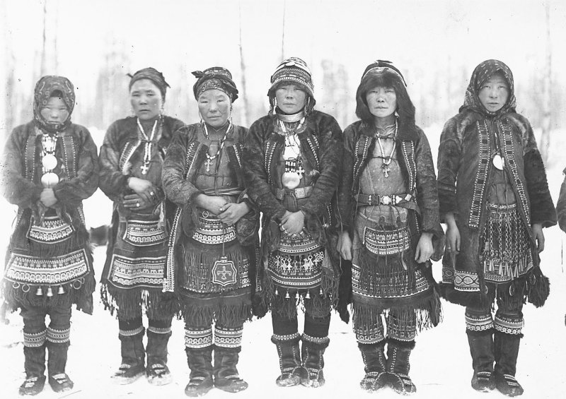 Одежда якутян в 1900 год