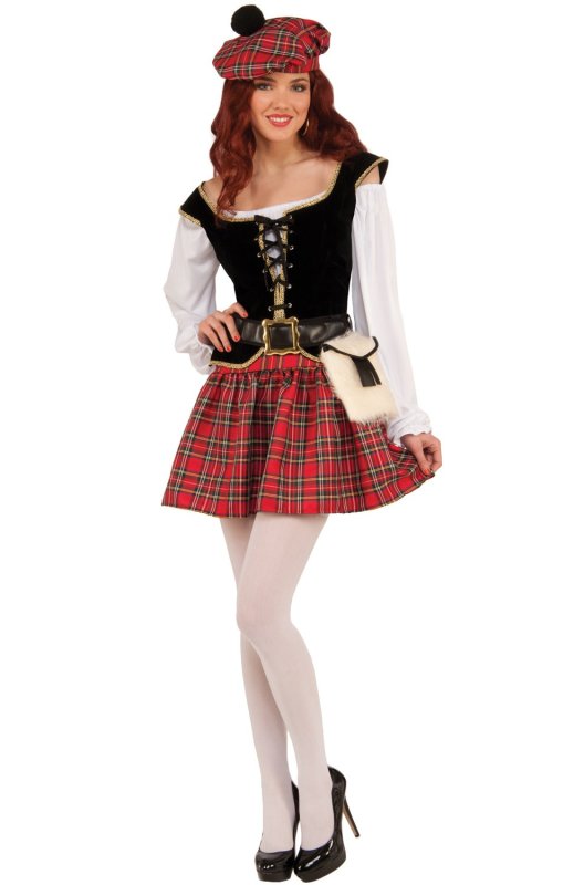 Тартан National Scottish Costume