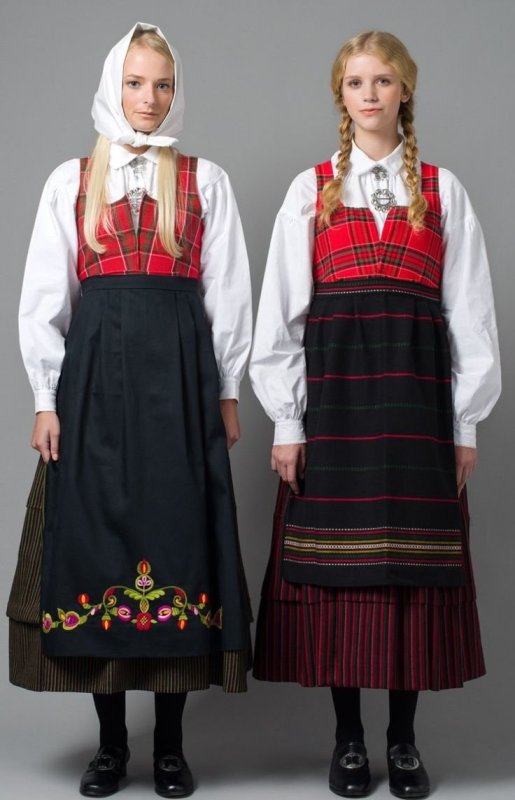 Старинный норвежский костюм