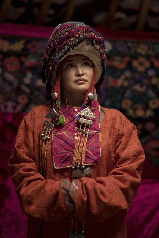 Кыргызский головной убор женский