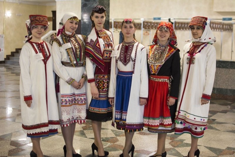 Мордовская Национальная одежда женская Мокша