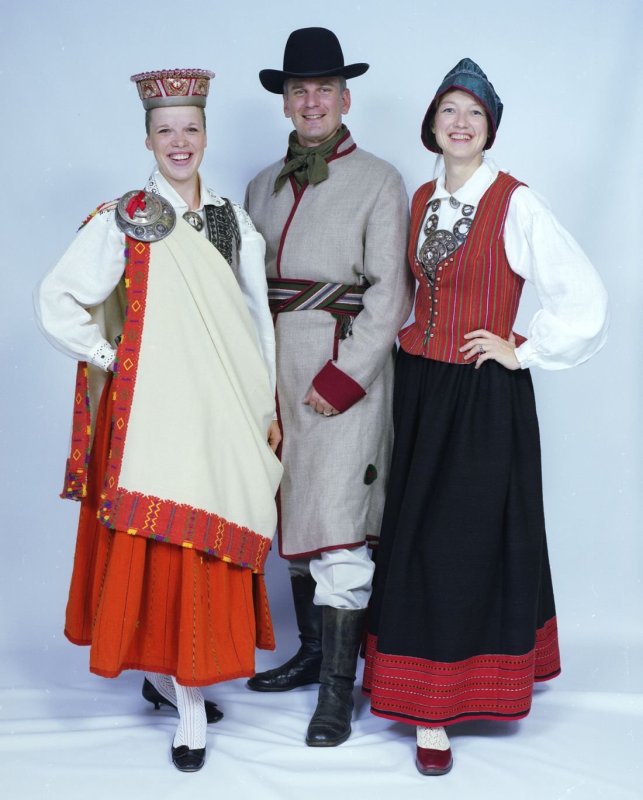Lielvarde Latvia народный костюм