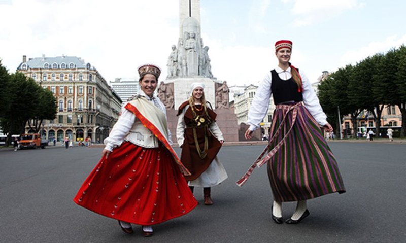 Литовский народный костюм Аукштайтии