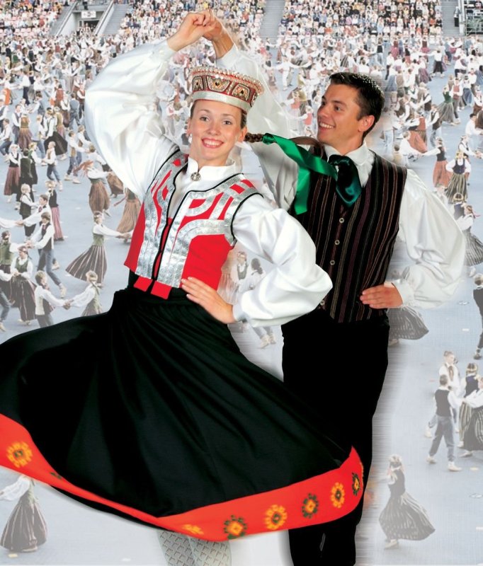 Литовский народный костюм Аукштайтии