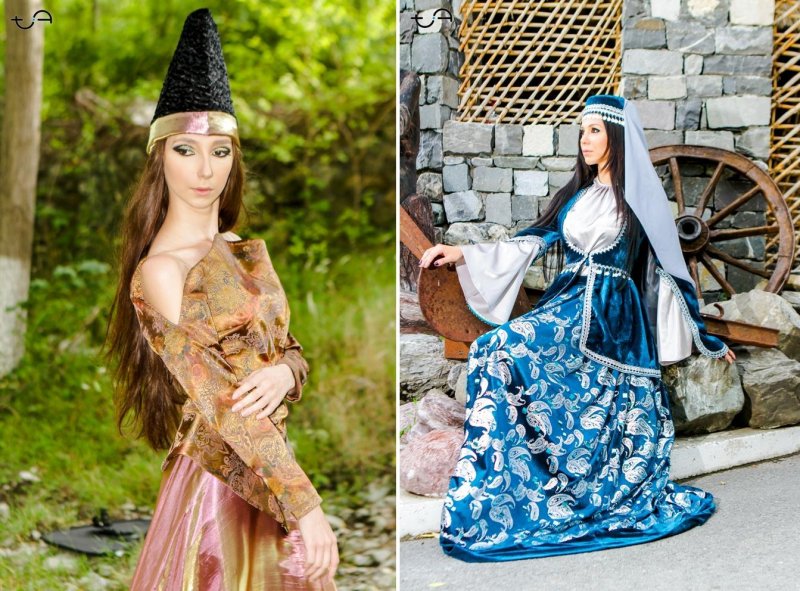 Девушки с кувшинами Азербайджанская
