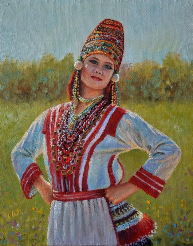 Мордовка внешность Мокша