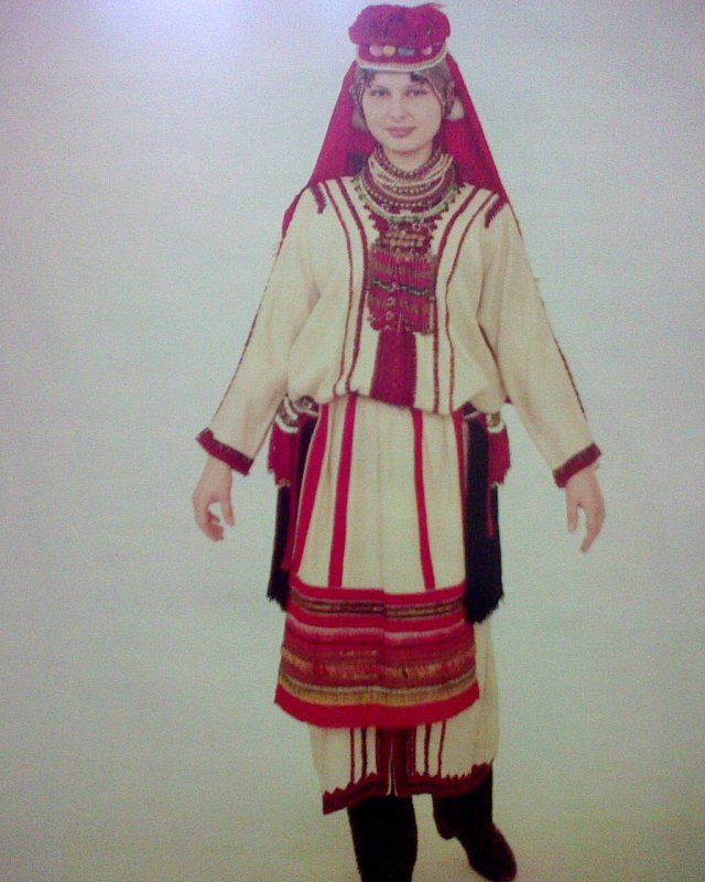 Национальный костюм мордвы эрзя
