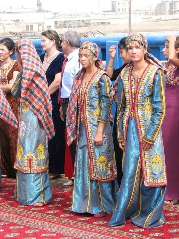 National одежда Туркмен