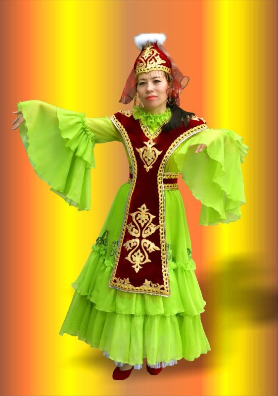 Казахский национальный костюм