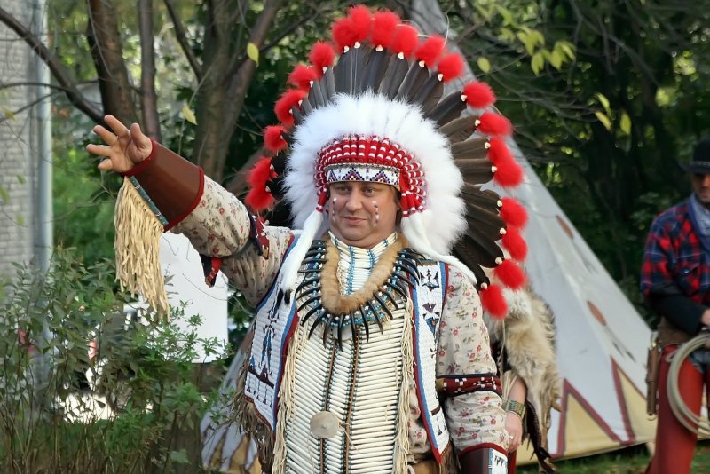 Национальный костюм индейцев Северной Америки