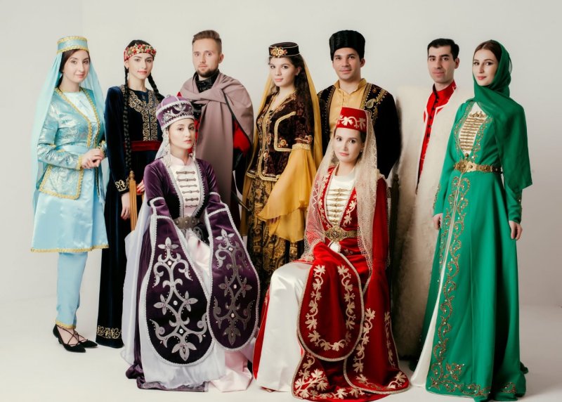 Горцы и горянки Дагестана