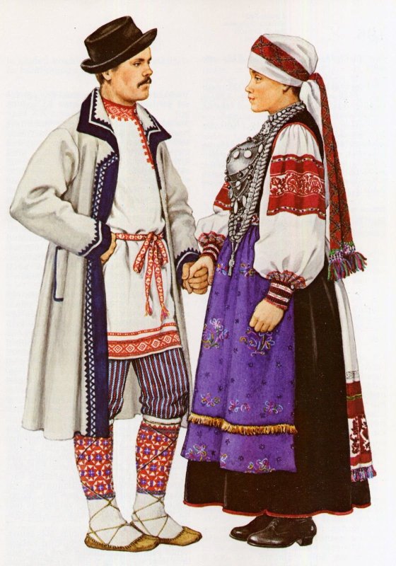 Народные костюмы эстонцев