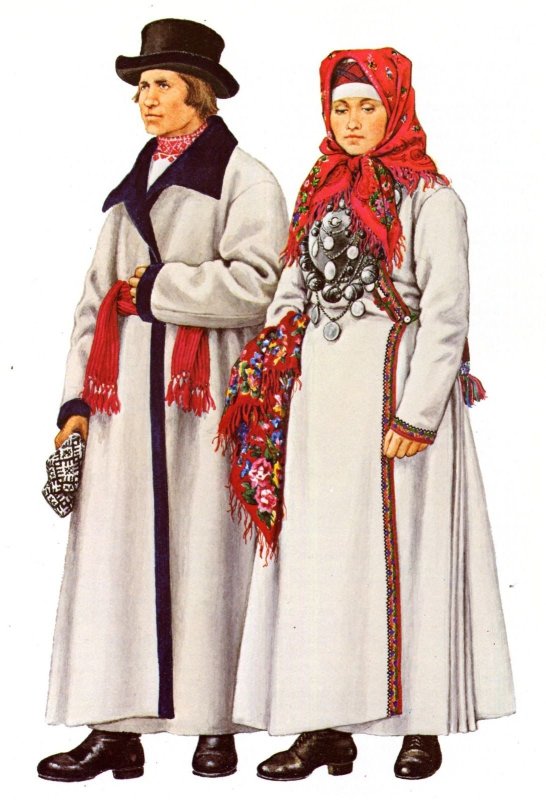 Литовский народный костюм Жямайтии