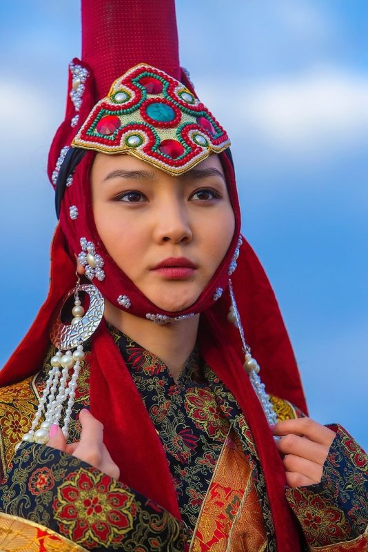 Маленькая Якутская девочка