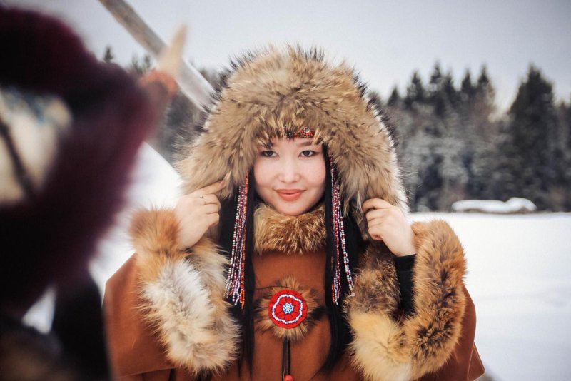 Якутская народная одежда Ысыах