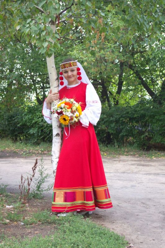 Народный костюм Брянской губернии свадебный