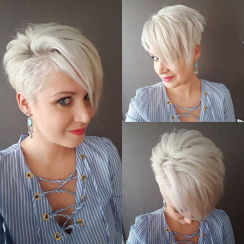 Frankie Sandford Haircut