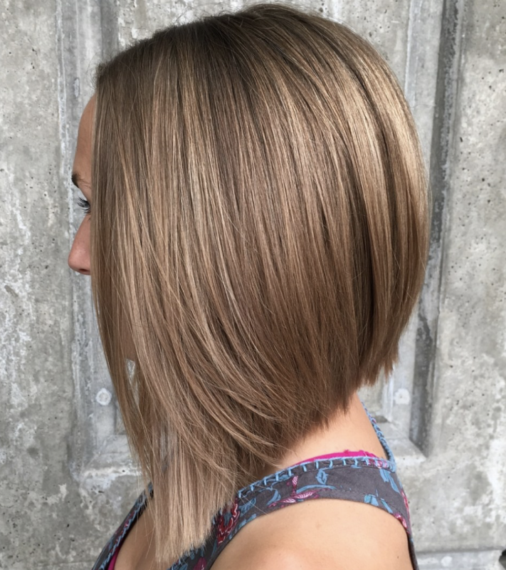 Стрижка Lob long-Bob
