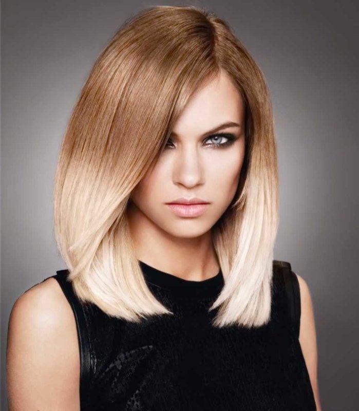 Long Bob с челкой