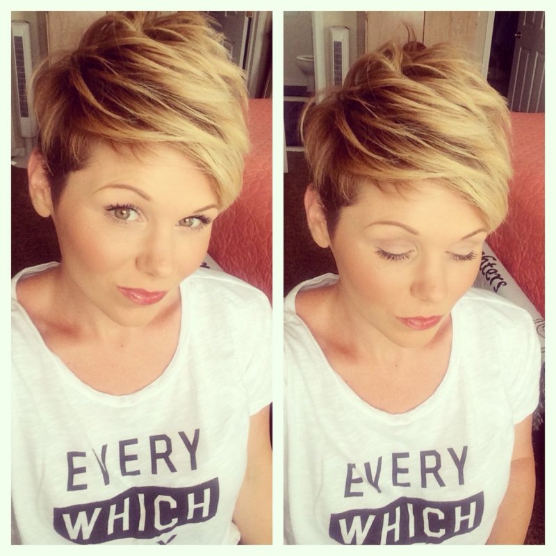 Майли Сайрус short hair