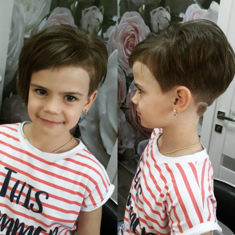 Стрижка Боб для девочки