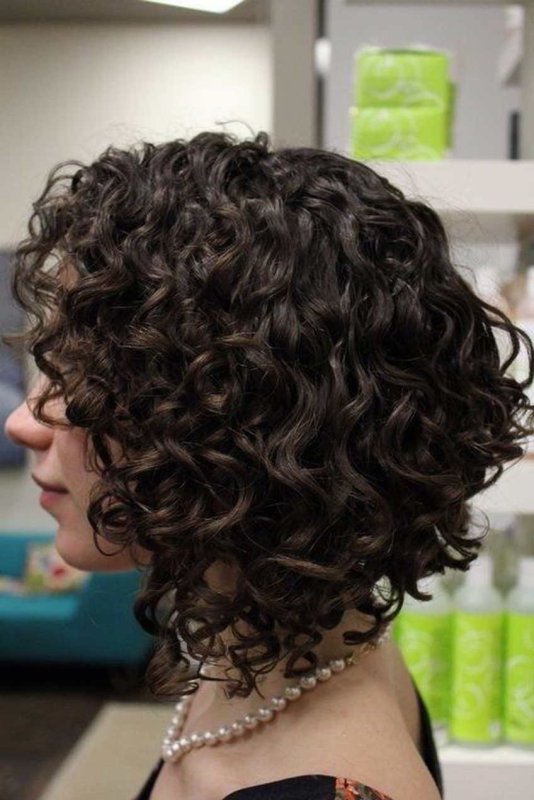 Curly Bob модель